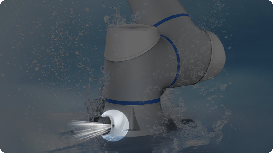 越疆CRA-IP68系列協作機器人,越疆六軸機器人,越疆協作機械臂、內置氣動系統